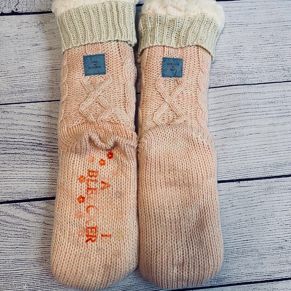 Light pink slipper sock boots - Picture 2 of 3